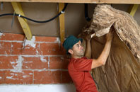 Swain House tapered roof insulation